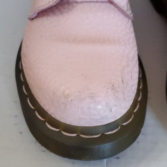 Dr Martens 1460 Pascal Virginia Leather Boots Pastel Pink Doc Women's WOMAN'S 5 - Picture 11 of 16
